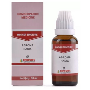 BAKSON'S HOMEOPATHY ABROMA RADIX MOTHER TINCTURE Q - PACK OF 3 (30 ML EACH)