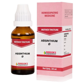 BAKSON'S HOMEOPATHY ABSINTHIUM MOTHER TINCTURE Q - PACK OF 3 (30 ML EACH)