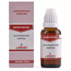 BAKSON'S HOMEOPATHY ACHYRANTHES ASPERA MOTHER TINCTURE Q - PACK OF 3 (30 ML EACH)