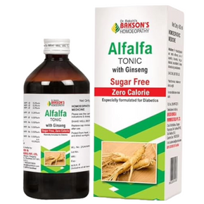 BAKSON'S HOMEOPATHY ALFALFA TONIC WITH GINSENG SUGAR FREE