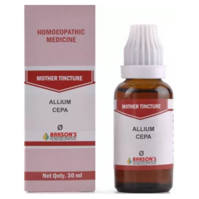 BAKSON'S HOMEOPATHY ALLIUM CEPA MOTHER TINCTURE Q - PACK OF 3 (30 ML EACH)