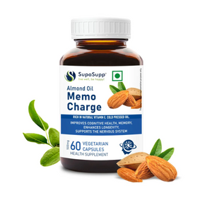 SUPPASUPP ALMOND OIL MEMO CHARGE (60 CAPSULES)