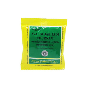 KOTTAKKAL AYURVEDA AVALGUJABIJADI CHURNAM - PACK OF 14 (10 GM EACH)