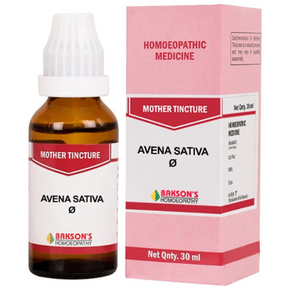 BAKSON'S HOMEOPATHY AVENA SATIVA MOTHER TINCTURE Q - PACK OF 3 (30 ML EACH)