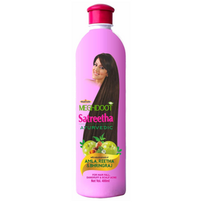 MEGHDOOT HERBAL AYURVEDIC SATREETHA SHAMPOO - PACK OF 2 (400 ML EACH)