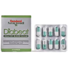 HAMDARD DIABEAT CAPSULES - PACK OF 4 (60 CAPS EACH)