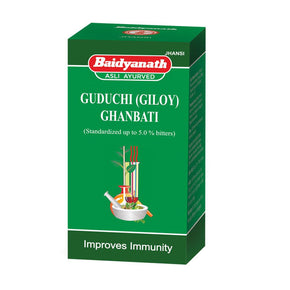 Baidyanath Guduchi (Giloy) Ghanbhati Tablets (60 Tabs)
