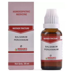 BAKSON'S HOMEOPATHY BALSAMUM PERUVIANUM MOTHER TINCTURE Q - PACK OF 2 (30 ML EACH)