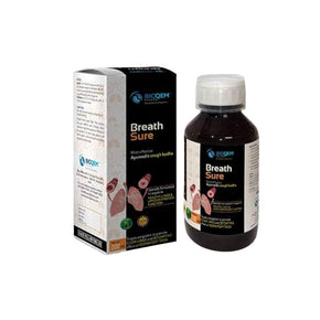 BIOQEM PHARMA BREATH SURE AYURVEDIC COUGH KADHA - PACK OF 2 (200 ML EACH)