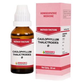 BAKSON'S HOMEOPATHY CAULOPHYLLUM THALICTROIDES MOTHER TINCTURE Q - PACK OF 2 (30 ML EACH)