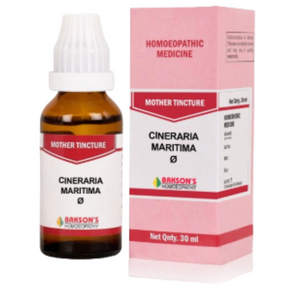 BAKSON'S HOMEOPATHY CINERARIA MARITIMA MOTHER TINCTURE Q - PACK OF 3 (30 ML EACH)