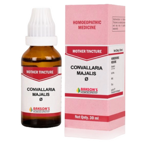 BAKSON'S HOMEOPATHY CONVALLARIA MAJALIS MOTHER TINCTURE Q - PACK OF 2 (30 ML EACH)