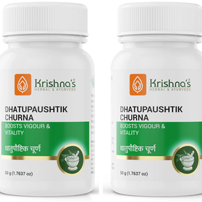 KRISHNA'S DHATUPAUSHTIK CHURNA - PACK OF 2 (50 GM EACH)