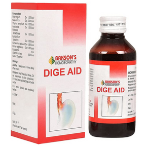 BAKSON'S HOMEOPATHY DIGE AID SYRUP