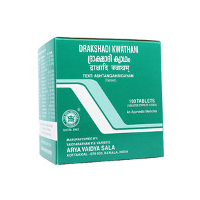 KOTTAKKAL AYURVEDA DRAKSHADI KWATHAM TABLET (100 TABS)