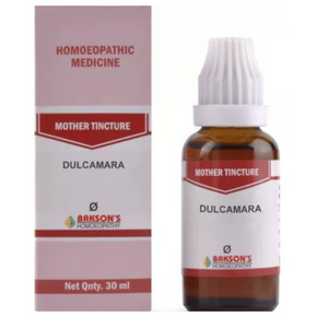 BAKSON'S HOMEOPATHY DULCAMARA MOTHER TINCTURE Q - PACK OF 3 (30 ML EACH)