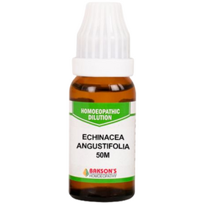 BAKSON'S HOMEOPATHY ECHINACEA ANGUSTIFOLIA DILUTION 50M - PACK OF 2 (10 ML EACH)