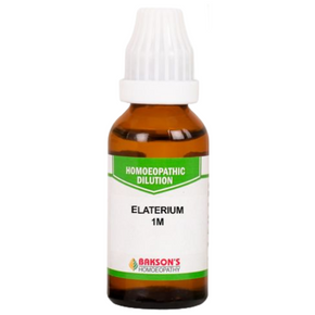 BAKSON'S HOMEOPATHY ELATERIUM DILUTION 1M - PACK OF 3 (30 ML EACH)