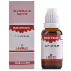 BAKSON'S HOMEOPATHY EUPHORBIUM MOTHER TINCTURE Q - PACK OF 2 (30 ML EACH)