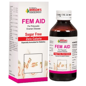 BAKSON'S HOMEOPATHY FEM AID SYRUP SUGAR FREE