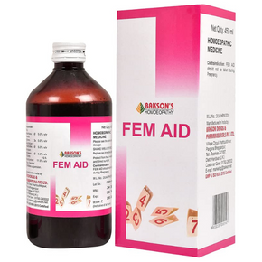 BAKSON'S HOMEOPATHY FEM AID SYRUP