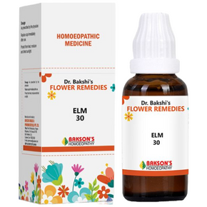 DR. BAKSHI'S FLOWER REMEDIES ELM 30 - PACK OF 3 (30 ML EACH)