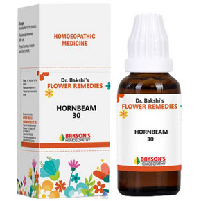 DR. BAKSHI'S FLOWER REMEDIES HORNBEAM 30 - PACK OF 3 (30 ML EACH)