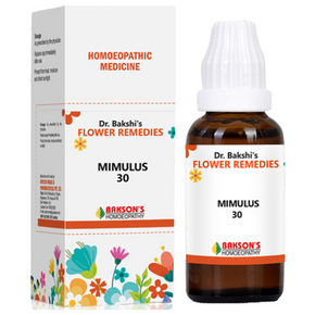 DR. BAKSHI'S BACH FLOWER REMEDIES MIMULUS 30 - PACK OF 3 (30 ML EACH)