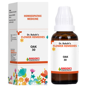 DR. BAKSHI'S FLOWER REMEDIES OAK 30 - PACK OF 3 (30 ML EACH)