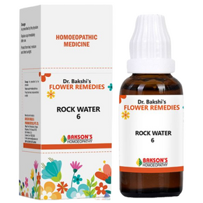 DR. BAKSHI'S FLOWER REMEDIES ROCK WATER 6 - PACK OF 3 (30 ML EACH)