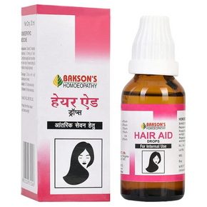 BAKSON'S HOMEOPATHY HAIR AID INTERNAL DROPS - PACK OF 3 (30 ML EACH)