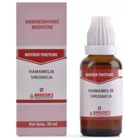 BAKSON'S HOMEOPATHY HAMAMELIS VIRGINICA MOTHER TINCTURE Q - PACK OF 3 (30 ML EACH)