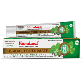 HAMDARD HERBAL TOOTHPASTE - PACK OF 4 (100 GM EACH)