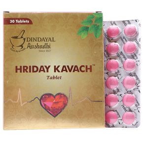 DINDAYAL HRIDAY KAVACH TABLET (GOLD - 30 TABS)