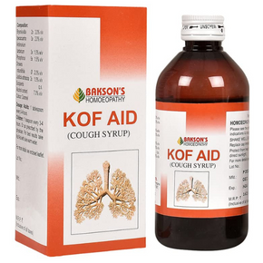 BAKSON'S HOMEOPATHY KOF AID COUGH SYRUP - PACK OF 2 (450 ML EACH)