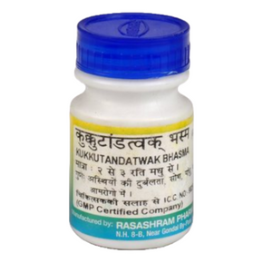 RASASHRAM KUKKUTANDATWAK BHASMA - PACK OF 6 (5 GM EACH)