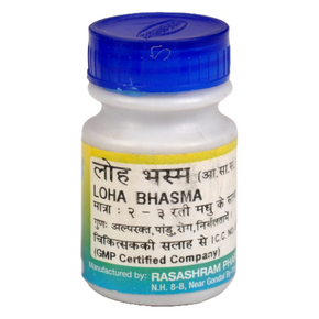 RASASHRAM LOHA BHASMA - PACK OF 4 (10 GM EACH)