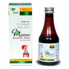 JIWAN AYURVEDA MEMOBOOSTER PLUS SYRUP - PACK OF 2 (200 ML EACH)