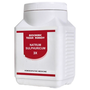 BAKSON'S HOMEOPATHY BIOCHEMIC NATRUM SULPHURICUM 3X