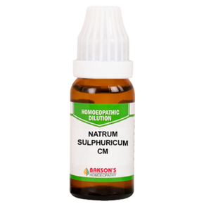 BAKSON'S HOMEOPATHY NATRUM SULPHURICUM CM - PACK OF 2 (10 ML EACH)