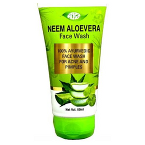 MEGHDOOT NEEM ALOEVERA FACE WASH - PACK OF 4 (60 ML EACH)