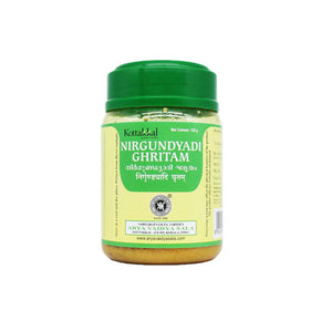 KOTTAKKAL AYURVEDA NIRGUNDYADI GHRITAM - PACK OF 2 (150 GM EACH)