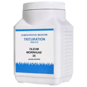 BAKSON'S HOMEOPATHY TRITURATION OLEUM MORRHUAE 3X TABLETS