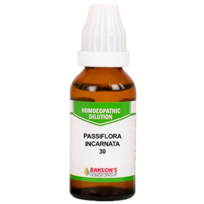 BAKSON'S HOMEOPATHY PASSIFLORA INCARNATA DILUTION 30 - PACK OF 4 (30 ML EACH)