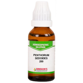 BAKSON'S HOMEOPATHY PENTHORUM SEDOIDES DILUTION 200 - PACK OF 3 (30 ML EACH)