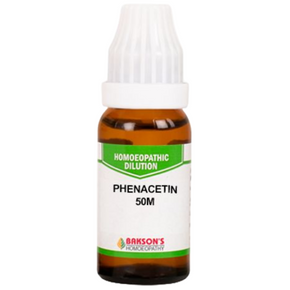 BAKSON'S HOMEOPATHY PHENACETIN DILUTION 50M - PACK OF 2 (10 ML EACH)