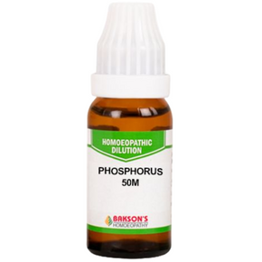 BAKSON'S HOMEOPATHY PHOSPHORUS DILUTION 50M - PACK OF 2 (10 ML EACH)