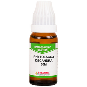 BAKSON'S HOMEOPATHY PHYTOLACCA DECANDRA DILUTION 50M - PACK OF 2 (10 ML EACH)