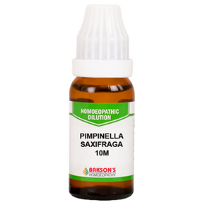 BAKSON'S HOMEOPATHY PIMPINELLA SAXIFRAGA DILUTION 10M - PACK OF 2 (10 ML EACH)