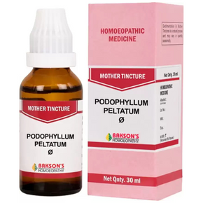 BAKSON'S HOMEOPATHY PODOPHYLLUM PELTATUM MOTHER TINCTURE Q - PACK OF 3 (30 ML EACH)